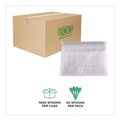 Perforated Roll & Hand Towels | Eco-Products EP-S014 Plantware Compostable Heavyweight Plastic Soup Spoon - White (1000/Carton) image number 7