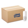 Soap Dispensers | Tork 571600 4.45 in. x 5.12 in. x 10.94 in. Elevation Foam Skincare Auto Dispenser with Intuition Sensor - White (4/Carton) image number 0