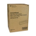 Food Containers & Lids | Pactiv Corp. 0TH1X267000Y 13 x 4 x 4 Foam Hinged Lid Containers - White (250/Carton) image number 3