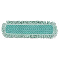 Mop Heads | Rubbermaid Commercial HYGEN FGQ42600GR00 24w x 9d HYGEN Microfiber Fringed Dust Mop Pad - Green image number 0