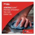 Perforated Roll & Hand Towels | WypAll 34965 12.2 in. x 13.4 in. General Clean Jumbo Roll X60 Cloths - Blue (1100/Roll) image number 4