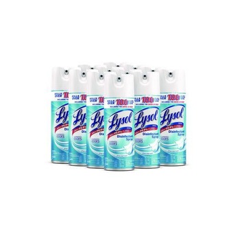 LYSOL Brand 19200-74186 12.5 oz. Aerosol Disinfectant Spray - Crisp Linen Scent (12/Carton)