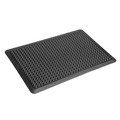 Floor Mats | Crown YF 0023BK 24 in. x 26 in. Yoga-Flex Anti-Fatigue Mat - Black image number 0