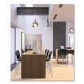 Indoor Seating | HON HMG5.N.E.ON.PLAT Motivate Four-Leg 30 in. Seat Height Supports Up to 300 lbs. Cafe Height Stool - Onyx Seat/Back, Platinum Base image number 2