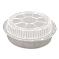 Food Containers & Lids | Handi-Foil 2047DL 7 in. Diameter x 0.88 in. Plastic Dome Lids Fits Round Pan 2047 - Clear (500/Carton) image number 3