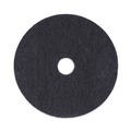 Floor Pads-Stripping | Boardwalk BWK4020BLA 20 in. Diameter Stripping Floor Pads - Black (5/Carton) image number 0