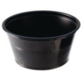 Cups | Fabri-Kal 000000000009505137 2 oz Portion Cups - Black (250/Sleeve, 10 Sleeves/Carton) image number 0