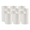 Perforated Roll & Hand Towels | Boardwalk 8123 2 in. Core 1-Ply 8 in. x 600 ft. Hardwound Paper Towels - White (12/Carton) image number 0