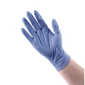 Food Service Disposable & Single Use Gloves | Boardwalk 380XLCTA 380 Series 4 mil Thick 9.5 in. Long Powder-Free Disposable General-Purpose Nitrile Gloves - Extra Large, Blue (100/Box, 10 Boxes/Carton) image number 4
