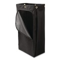 Carts | Rubbermaid Commercial 2202530 10.5 in. x 16.8 in. x 33 in. 30 Gallon Fabric Cleaning Cart Bag for Rubbermaid Commercial Housekeeping and Janitorial Carts - Black (4/Carton) image number 1