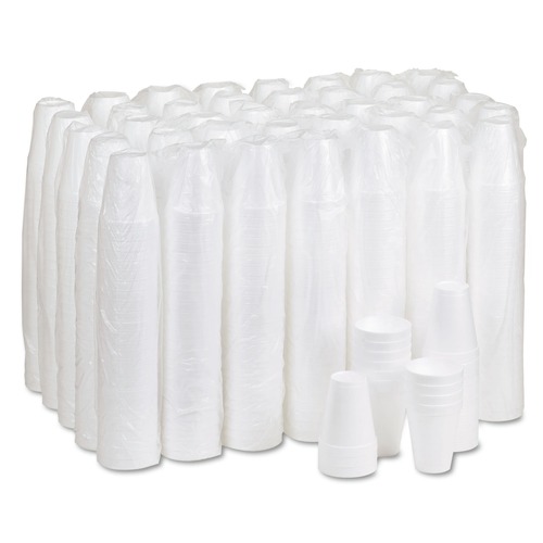 Cups | Dart 10J10 10 oz. Foam Drink Cups - White (1000/carton) image number 0