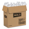 Disposable Spoons | SOLO MOW3-0007 Individually Wrapped Regal Mediumweight Plastic Cutlery Spoon - White (1000/Carton) image number 1
