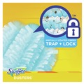 Dusters | Swiffer 11804 Dusters Starter Kit with Dust Lock Fiber and 6 in. Handle - Blue/Yellow (6/Carton) image number 4