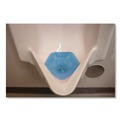 Toilet & Urinal Deodorizers | Boardwalk WCBX-P-010I010I-06-AAS80- 0.11 oz Anti-Splash Urinal Screen - Clean Cotton Scent/Blue (10/Carton) image number 3