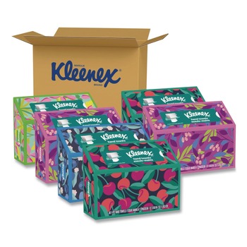 PRODUCTS | Kleenex 38586 6.8 in. x 9 in. 1-Ply Hand Towels in a Pop-Up Box - White (6/Carton)