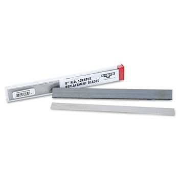 Unger HDSB0 Carbon Steel Replacement Blade for Heavy-Duty Scraper - Silver (10/Pack)