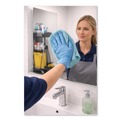 Cleaning Cloths & Wipes | Boardwalk BWK12BLUCLOTH 12 in. x 12 in. Microfiber Cleaning Cloths - Blue (12/Pack) image number 6
