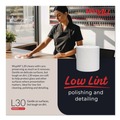 Perforated Roll & Hand Towels | WypAll 05820 L30 Center-Pull Roll 9.8 in. x 15.2 in. Towels - White (300/Roll, 2 Rolls/Carton) image number 5