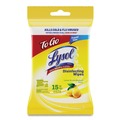 Cleaning Cloths & Wipes | LYSOL Brand 19200-99799 6.69 in. x 7.87 in. 1-Ply Disinfecting Wipes Flatpacks - Lemon and Lime Blossom White (24/Carton) image number 1