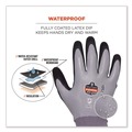 Work & Welding Gloves | Ergodyne 17636 ProFlex 7501 Coated Waterproof Winter Gloves - 2X-Large Gray (1-Pair) image number 4