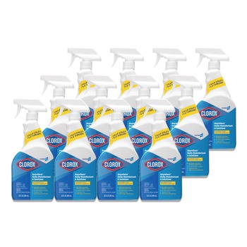 DISINFECTANTS AND SANITIZERS | Clorox 01698 32 oz. Spray Bottle Anywhere Hard Surface Sanitizing Spray (12/Carton)
