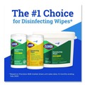 Cleaning Cloths & Wipes | Clorox 31428 1 Ply 7 in. x 8 in. Fresh Scent Disinfecting Wipes - White (2/Carton) image number 6