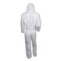 Hand Sanitizing Wipes | Ansell 49113 A20 Breathable Particle Protection Coveralls with Zipper Front - Large, White (24/Carton) image number 2