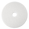 Floor Pads-Cleaning, Buffing & Polishing | 3M 4100-19 19 in. Low-Speed Super Polishing Floor Pads - White (5/Carton) image number 0