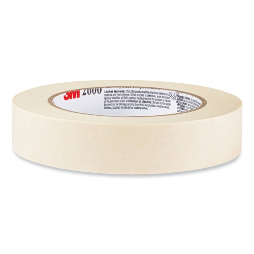 Tapes | Highland 2600-48A 1.88 in. x 60.1 yds 3 in. Core Economy Masking Tape - Tan (1-Roll) image number 0