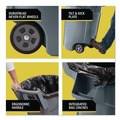 Indoor Waste Receptacles | Rubbermaid Commercial 2131929 BRUTE 44 gal Plastic Vented Wheeled Container - Gray image number 10