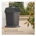 Outdoor Waste Receptacles | Rubbermaid Commercial FG917188BLA Ranger 45-Gallon Fire-Safe Structural Foam Container - Black image number 3