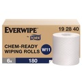 Cleaning Cloths & Wipes | Tork 192840 1-Ply 12 x 5.25 Chem-Ready Wiping Rolls - White (6/Carton) image number 1