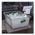 Perforated Roll & Hand Towels | Carlisle FLO 10622-07 18 in. x 26 in. x 9 in. StorPlus Plastic Polycarbonate Food Storage Container - Clear image number 2