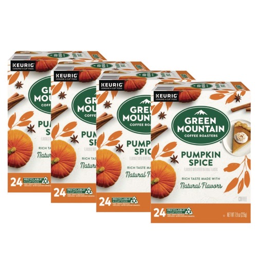Coffee - Caffeinated | Green Mountain Coffee 5000368942 Fair Trade Certified Coffee K-Cups - Pumpkin Spice (96/Carton) image number 0