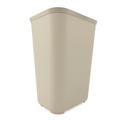 Indoor Waste Receptacles | Rubbermaid Commercial FG254400BEIG 10 Gallon Fiberglass Wastebasket - Beige image number 1