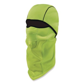 Ergodyne 16834 N-Ferno 6823 One Size Fits Most Fleece Hinged Balaclava Face Mask - Lime