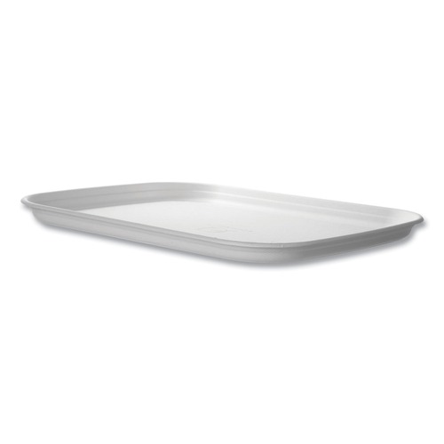 Food Containers & Lids | Eco-Products EP-SCTR1317 Regalia 13 in. x 17 in. x 1.3 in. Renewable Sugarcane Tray - White (100/Carton) image number 0