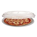 Food Containers & Lids | Eco-Products EP-SCPTR14LIDR 14 in. x 14 in. x 0.2 in. Recycled Content Pizza Tray Lids - Clear (50/Carton) image number 2