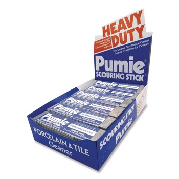 GRILL SCRUBBERS | Pumie JAN-12 6.75 in. x 1.25 in. Scouring Stick - Gray (1 Dozen)
