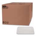 Food Containers & Lids | Handi-Foil HFA 2060DL Plastic Dome Lid for 1-lb. Oblong Pan 2060 - Clear (500/Carton) image number 0