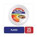 Plates | Hefty D2-1029 10.25 in. Diameter Plate Foam Soak Proof Tableware - White (10/Carton) image number 2
