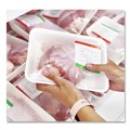 Food Containers & Lids | Pactiv Corp. 51P117S #17S 8.3 in. x 4.8 in. x 0.65 in. Foam Supermarket Tray - White (1000/Carton) image number 2