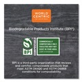 Disposable Spoons | World Centric SP-TP-AS Plastic Asian Soup Spoon TPLA Compostable Cutlery - White (500/Carton) image number 2