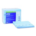 Cleaning Cloths & Wipes | Tork 192292 11.75 in. x 14.75 in. 1-Ply Small Pack Foodservice Cloth - Unscented/Blue/Blue Stripe (4/Carton) image number 1