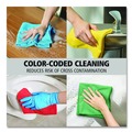 Cleaning Cloths & Wipes | Rubbermaid Commercial 1820582 16 in. x 16 in. Microfiber Cleaning Cloths - Green (24/Pack) image number 5