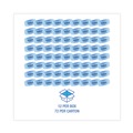 Toilet & Urinal Deodorizers | Boardwalk EBCP012I072M06AAS8000 Toilet Bowl Clip - Cotton Blossom Scent, Blue (12/Box, 6 Boxes/Carton) image number 2