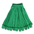 Mop Heads | Rubbermaid Commercial FGT81306GR00 1 in. Headband Microfiber Tube Wet Mop - Green image number 2
