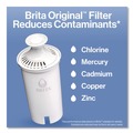Decanters & Pitchers | Brita 36089CT 6-Cup Denali Water Filter Pitcher with 1 Standard Filter - White (2/Carton) image number 5