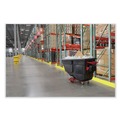 Carts & Trucks | Rubbermaid Commercial 2173662 202 gal 1000 lb Capacity Plastic Motorized Roto Tilt Truck - Black image number 3