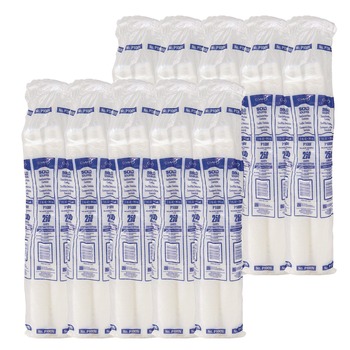 Dart P100N 1 oz. Polystyrene Portion Cups - Translucent (2500/Carton)